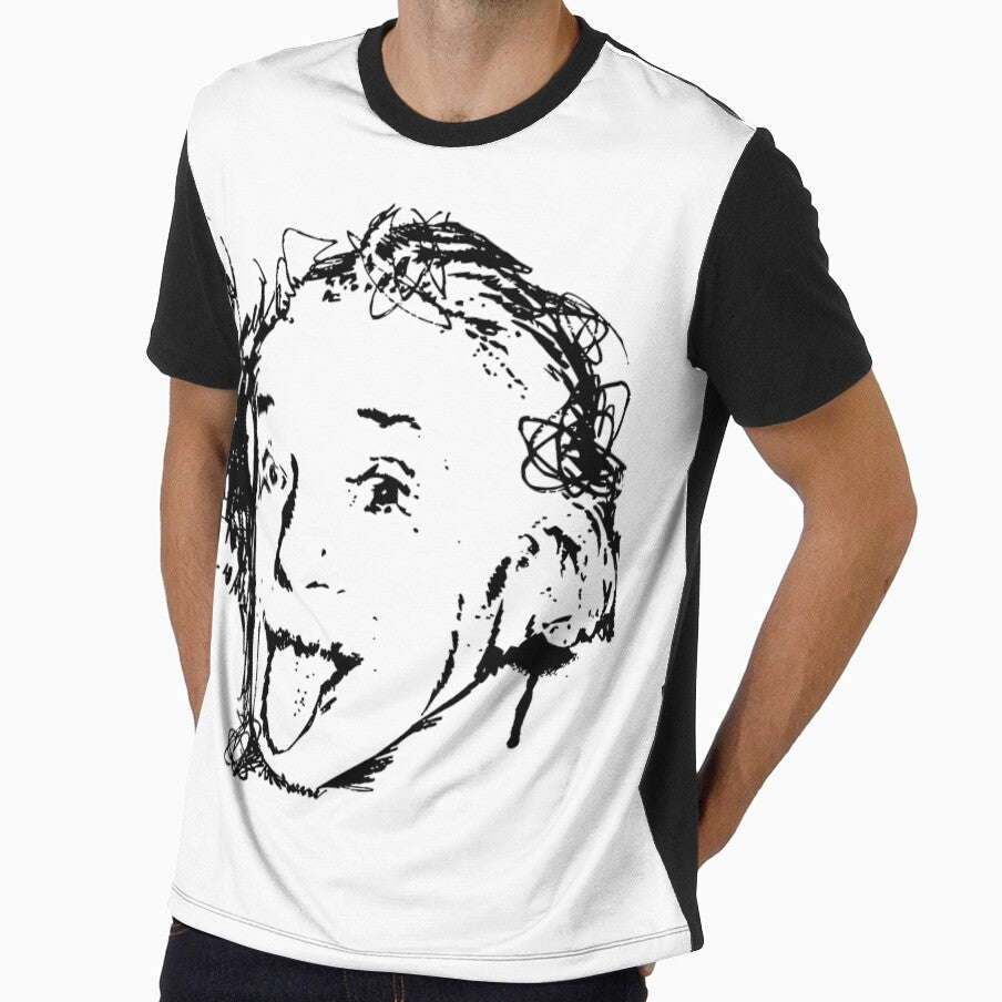 Iconic Funny Einstein by SerpentSkyArts