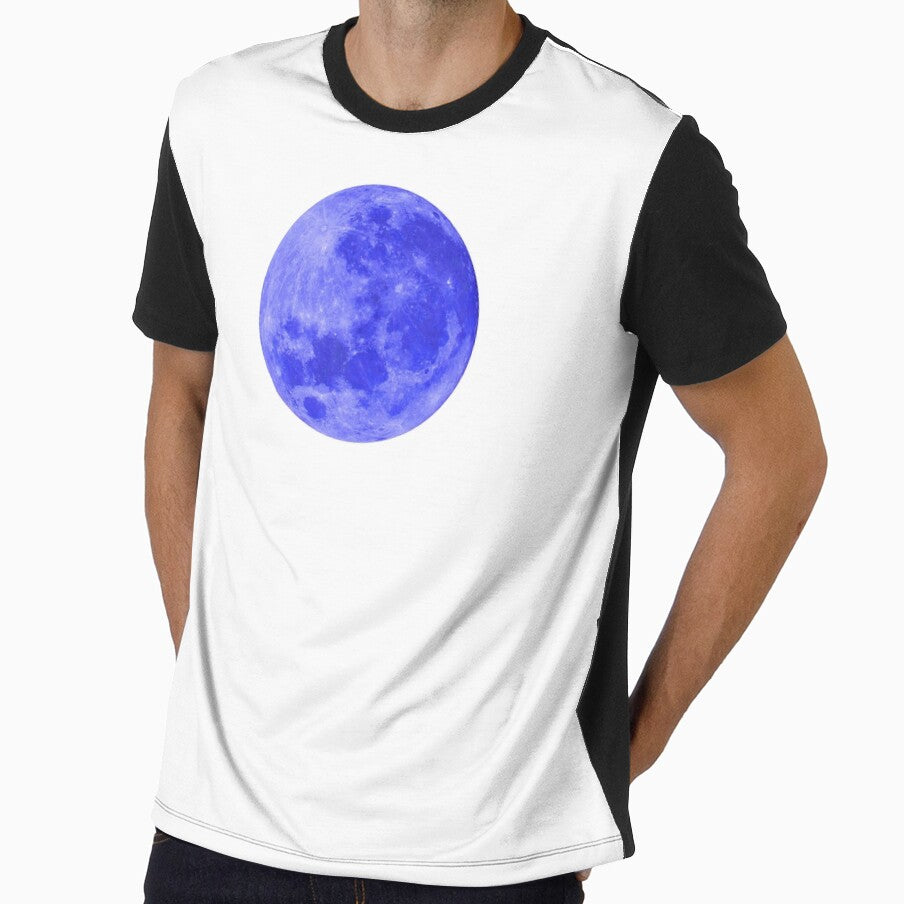 Blue full moon lunar night by HappywithBest