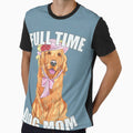Funny  Cute Full Time Golden Retriever Dog Mom by EvaWolf