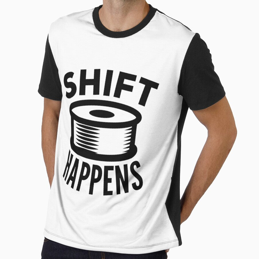 3D Printing Funny Quote - Shift Happens by HalpinDesign