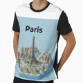 Miniature 3D cartoon scene of Paris by Zazeyy