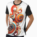 Orange Organic Abstract 3D Shape by tankuss