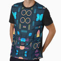 3D Shapes with Dark Blue Background New Design by taherismail