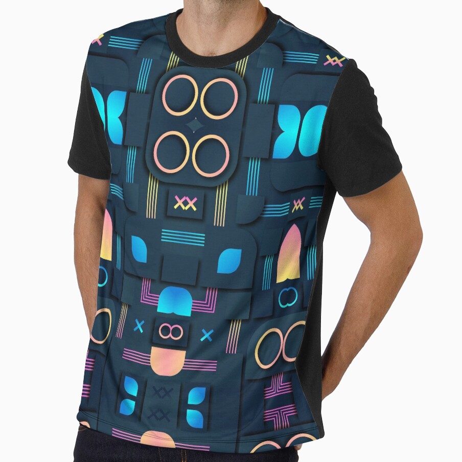 3D Shapes with Dark Blue Background New Design by taherismail