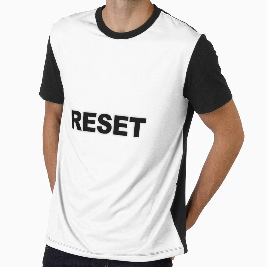 RESET — Black Minimal Bold Type Statement by WORDPAUSE