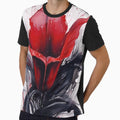 Lilriva - Red lilies with black ink (1/5) by sabantha
