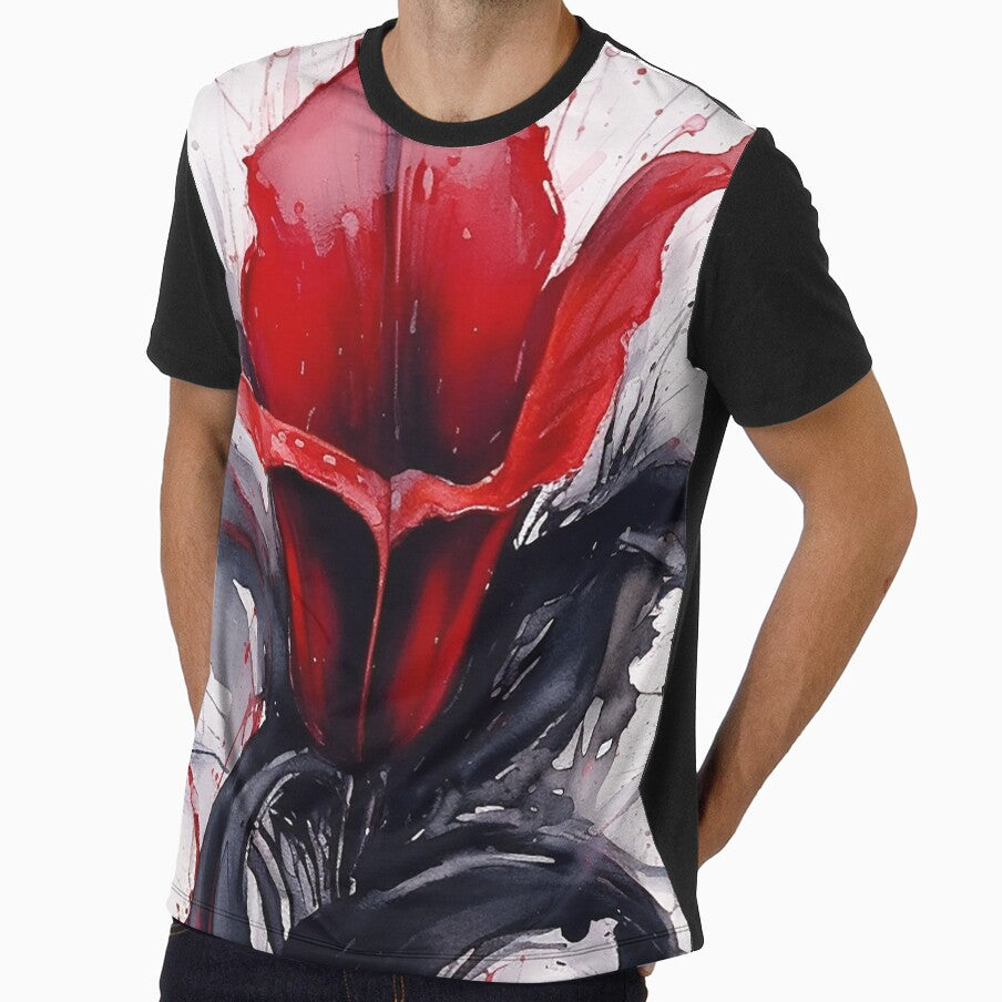 Lilriva - Red lilies with black ink (1/5) by sabantha
