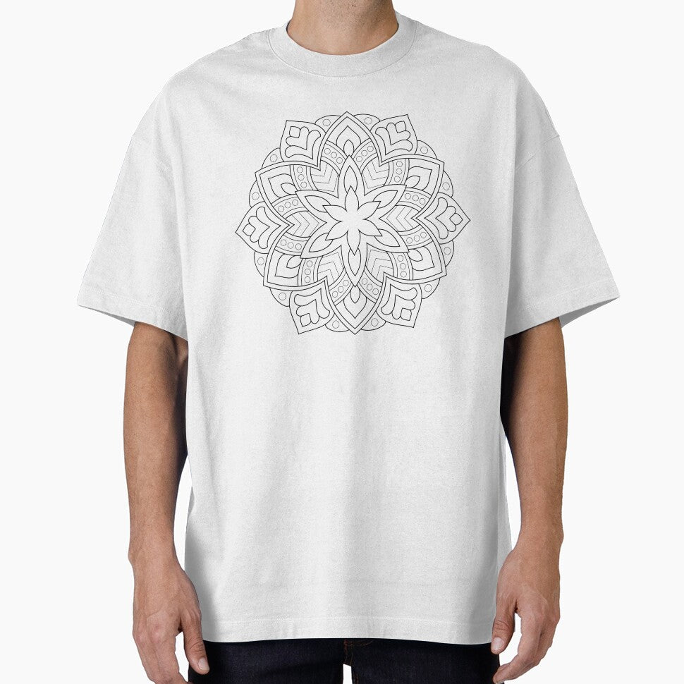 Star Flower Mandala Art by Stickera Hub